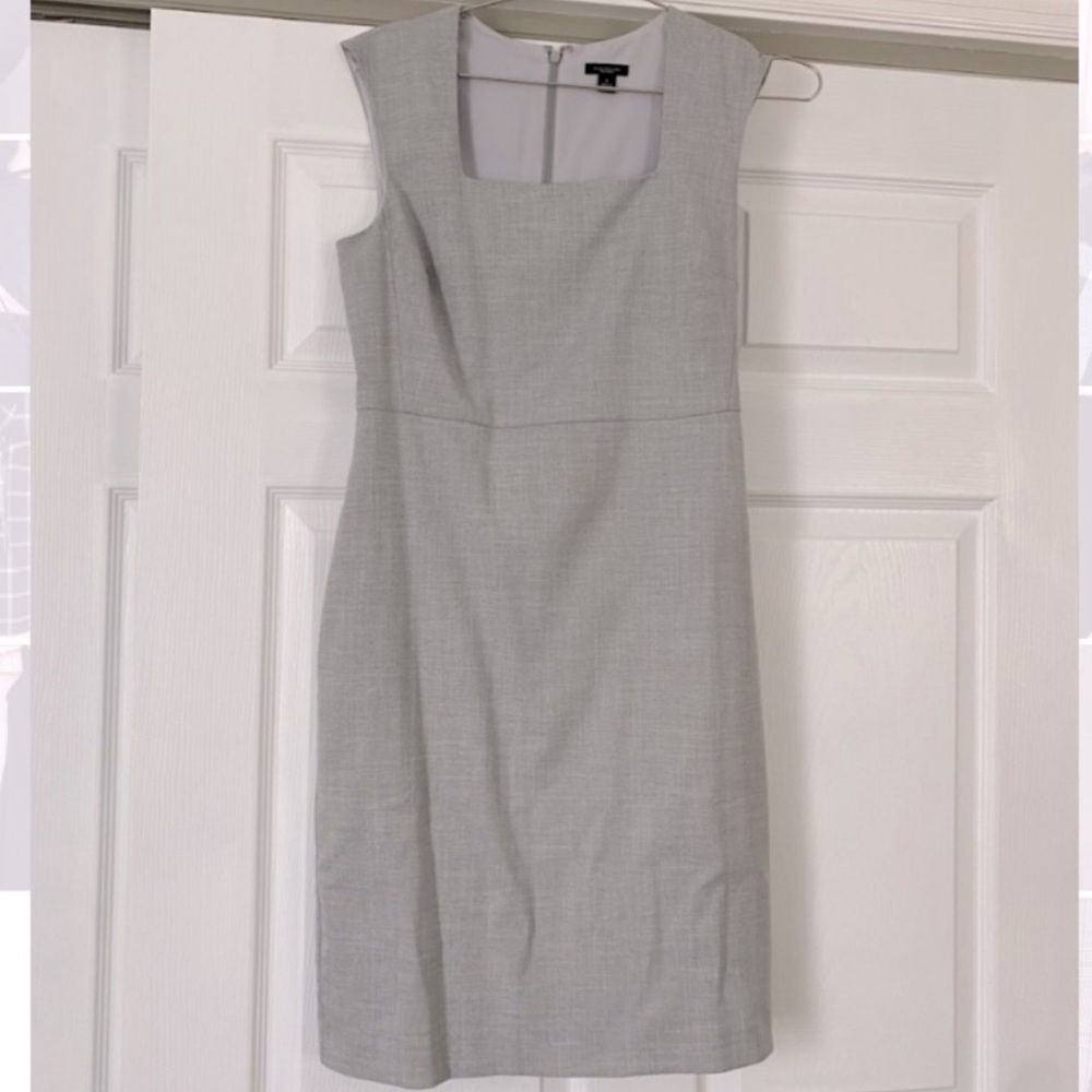Ann Taylor Gray Sleeveless Dress